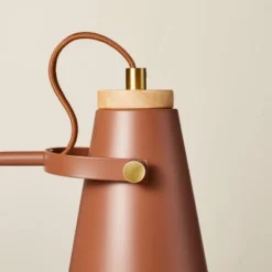 20" Metal Task Lamp With USB Port Terracotta Brown (Includes LED Light Bulb) - Hearth & Hand™ With Magnolia 6 20" Metal Task Lamp With USB Port Terracotta Brown (Includes LED Light Bulb) - Hearth & Hand™ With Magnolia -Hearth & Hand With Magnolia GUEST 0119d441 dfda 41a0 98f0 523a37861806