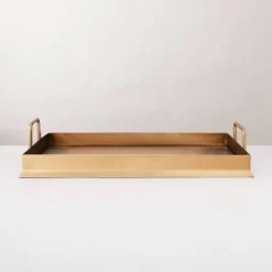 Beveled 12" X 16" Metal Decor Tray Brass Finish - Hearth & Hand™ With Magnolia 4 Beveled 12" X 16" Metal Decor Tray Brass Finish - Hearth & Hand™ With Magnolia -Hearth & Hand With Magnolia GUEST 0177d8ce 9424 4664 b8dd f21995de949a