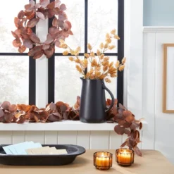 Oblong Distressed Wood Decor Bowl Black - Hearth & Handâ„¢ With Magnolia