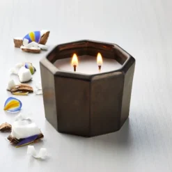 Featured Products 17 Octagonal Ceramic Cashmere & Suede Fall Jar Candle Metallic Bronze - Hearth & Handâ„¢ With Magnolia