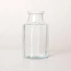 Octagonal Clear Glass Bottle Vase - Hearth & Hand™ With Magnolia 10 Octagonal Clear Glass Bottle Vase - Hearth & Hand™ With Magnolia -Hearth & Hand With Magnolia GUEST 062dfac6 21fe 469b ba13 04b139b463be