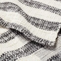 Contrast Edge Stripe Throw Blanket Railroad Gray/Cream - Hearth & Hand™ With Magnolia 5 Contrast Edge Stripe Throw Blanket Railroad Gray/Cream - Hearth & Hand™ With Magnolia -Hearth & Hand With Magnolia GUEST 0a74bc6c 6488 48cf 9a5e 7202f8c219e4