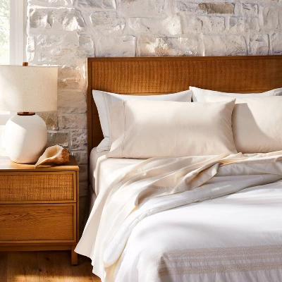 Mélange Dyed Sheet Set - Hearth & Hand™ With Magnolia 3 Mélange Dyed Sheet Set - Hearth & Hand™ With Magnolia - Image 3