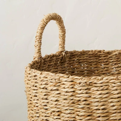 Large Twisted Seagrass Storage Basket - Hearth & Hand™ With Magnolia 3 Large Twisted Seagrass Storage Basket - Hearth & Hand™ With Magnolia - Image 3
