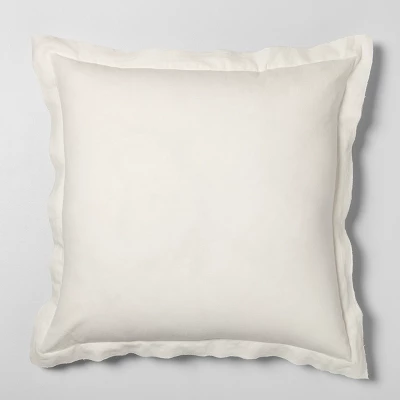 26"x26" Cotton & Linen Blend Euro Pillow - Hearth & Hand™ With Magnolia 4 26"x26" Cotton & Linen Blend Euro Pillow - Hearth & Hand™ With Magnolia - Image 4