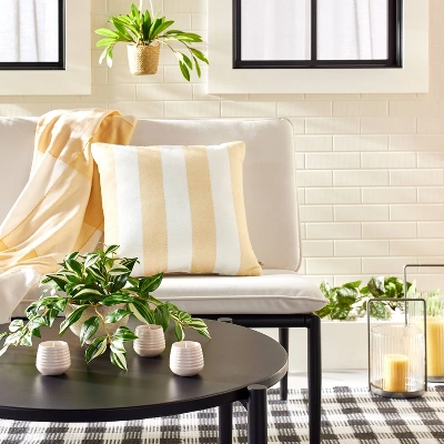 7"x19" Faux Variegated Zebrina Plant - Hearth & Hand™ With Magnolia 1 7"x19" Faux Variegated Zebrina Plant - Hearth & Hand™ With Magnolia