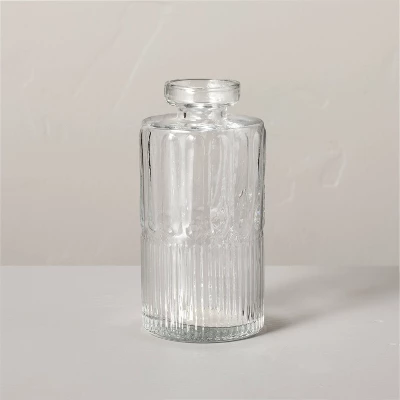 Ribbed Clear Glass Bud Vase - Hearth & Hand™ With Magnolia 7 Ribbed Clear Glass Bud Vase - Hearth & Hand™ With Magnolia - Image 7