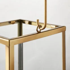 Square Metal & Glass Pillar Candle Lantern - Hearth & Hand™ With Magnolia 5 Square Metal & Glass Pillar Candle Lantern - Hearth & Hand™ With Magnolia -Hearth & Hand With Magnolia GUEST 24966467 9c7c 4826 9a4c abbcf6598992