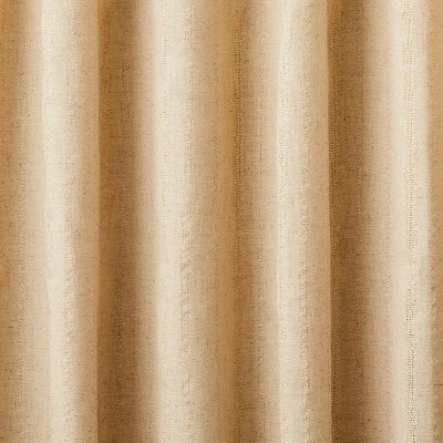 Fleck Stripe Leno Weave Curtain Panel Natural - Hearth & Hand™ With Magnolia 1 Fleck Stripe Leno Weave Curtain Panel Natural - Hearth & Hand™ With Magnolia