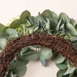 20" Faux Seeded Eucalyptus With Berry Wreath - Hearth & Hand™ With Magnolia 5 20" Faux Seeded Eucalyptus With Berry Wreath - Hearth & Hand™ With Magnolia -Hearth & Hand With Magnolia GUEST 41a13a96 c221 49a5 8b77 d32654409299