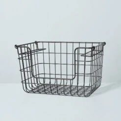 Stacking Wire Storage Basket Matte Black - Hearth & Hand™ With Magnolia 9 Stacking Wire Storage Basket Matte Black - Hearth & Hand™ With Magnolia -Hearth & Hand With Magnolia GUEST 51760ad1 4cd5 42e5 ad63 e77e3d305d6d
