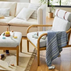 Heathered Stripe Tasseled Woven Throw Blanket - Hearth & Handâ„¢ With Magnolia