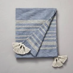 Heathered Stripe Tasseled Woven Throw Blanket - Hearth & Hand™ With Magnolia 6 Heathered Stripe Tasseled Woven Throw Blanket - Hearth & Hand™ With Magnolia -Hearth & Hand With Magnolia GUEST 7875158e b8bb 4d10 98bc dd0b4288eb91