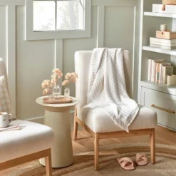 Ribbed Clear Glass Bud Vase - Hearth & Handâ„¢ With Magnolia