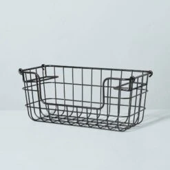 Stacking Wire Storage Basket Matte Black - Hearth & Hand™ With Magnolia 8 Stacking Wire Storage Basket Matte Black - Hearth & Hand™ With Magnolia -Hearth & Hand With Magnolia GUEST 7f465f04 db4c 47cf 9411 7c8a601ab948