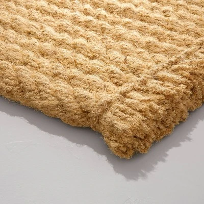 Chunky Twisted Rope Coir Doormat Tan - Hearth & Hand™ With Magnolia 2 Chunky Twisted Rope Coir Doormat Tan - Hearth & Hand™ With Magnolia - Image 2