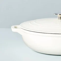 5.3qt Enameled Cast Iron Braiser Sour Cream - Hearth & Hand™ With Magnolia 5 5.3qt Enameled Cast Iron Braiser Sour Cream - Hearth & Hand™ With Magnolia -Hearth & Hand With Magnolia GUEST 8c198140 35a1 4fbe b6a2 f431cc4e8800