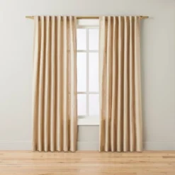 Fleck Stripe Leno Weave Curtain Panel Natural - Hearth & Hand™ With Magnolia 9 Fleck Stripe Leno Weave Curtain Panel Natural - Hearth & Hand™ With Magnolia -Hearth & Hand With Magnolia GUEST 9976e7d5 9983 49c8 a432 f89edf15ed43
