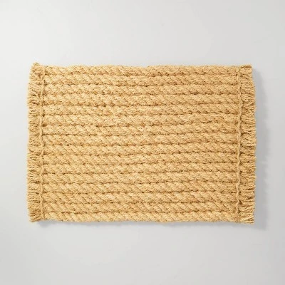 Chunky Twisted Rope Coir Doormat Tan - Hearth & Hand™ With Magnolia 4 Chunky Twisted Rope Coir Doormat Tan - Hearth & Hand™ With Magnolia - Image 4