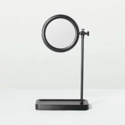 Two-Sided Vanity Mirror With Tray Base Matte Black - Hearth & Hand™ With Magnolia 5 Two-Sided Vanity Mirror With Tray Base Matte Black - Hearth & Hand™ With Magnolia -Hearth & Hand With Magnolia GUEST a07fadc4 db52 4e9a 9f83 e91ecca4a9dd