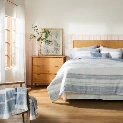 Dimensional Stripe Dobby Throw Blanket - Hearth & Handâ„¢ With Magnolia