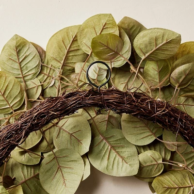 24" Faux Fall Leaf Wreath - Hearth & Hand™ With Magnolia 3 24" Faux Fall Leaf Wreath - Hearth & Hand™ With Magnolia - Image 3