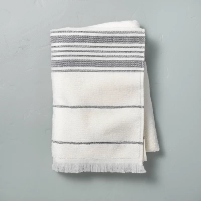 Multistripe Bath Towels Cream/Gray - Hearth & Hand™ With Magnolia 6 Multistripe Bath Towels Cream/Gray - Hearth & Hand™ With Magnolia - Image 6