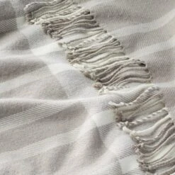 Tonal Plaid Stripes Woven Stadium Blanket Cream/Gray - Hearth & Hand™ With Magnolia 5 Tonal Plaid Stripes Woven Stadium Blanket Cream/Gray - Hearth & Hand™ With Magnolia -Hearth & Hand With Magnolia GUEST a547a455 2807 47d4 81a0 5dc93e6ede8a