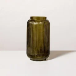 Ribbed Glass Jug Vase Dark Green - Hearth & Hand™ With Magnolia 8 Ribbed Glass Jug Vase Dark Green - Hearth & Hand™ With Magnolia -Hearth & Hand With Magnolia GUEST ab2d0c8c 897e 425f 8c87 38834a481ab7