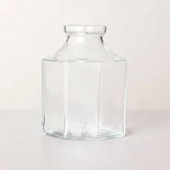 Octagonal Clear Glass Bottle Vase - Hearth & Hand™ With Magnolia 9 Octagonal Clear Glass Bottle Vase - Hearth & Hand™ With Magnolia -Hearth & Hand With Magnolia GUEST b77fda3b 4964 41c9 b258 a7f93f4b99c9