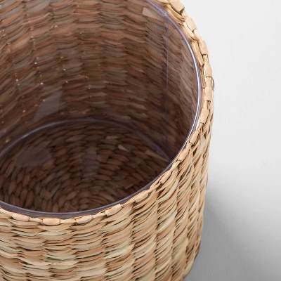 Seagrass Woven Wastebasket Beige - Hearth & Hand™ With Magnolia 2 Seagrass Woven Wastebasket Beige - Hearth & Hand™ With Magnolia - Image 2
