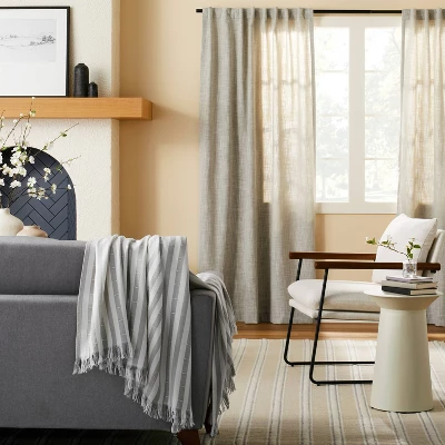 Heathered Slub Curtain Panel - Hearth & Hand™ With Magnolia 2 Heathered Slub Curtain Panel - Hearth & Hand™ With Magnolia - Image 2