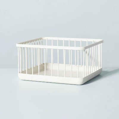 Wire Storage Basket Sour Cream - Hearth & Hand3 With Magnolia 6 Wire Storage Basket Sour Cream - Hearth & Hand3 With Magnolia - Image 6