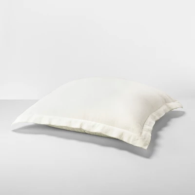 26"x26" Cotton & Linen Blend Euro Pillow - Hearth & Hand™ With Magnolia 1 26"x26" Cotton & Linen Blend Euro Pillow - Hearth & Hand™ With Magnolia