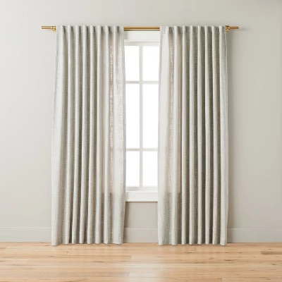 Heathered Slub Curtain Panel - Hearth & Hand™ With Magnolia 3 Heathered Slub Curtain Panel - Hearth & Hand™ With Magnolia - Image 3