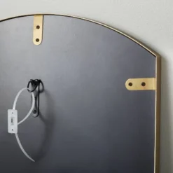 Arched 19"x64" Rectangular Metal Leaning Floor Mirror Brass - Hearth & Hand™ With Magnolia 7 Arched 19"x64" Rectangular Metal Leaning Floor Mirror Brass - Hearth & Hand™ With Magnolia -Hearth & Hand With Magnolia GUEST f28ffd4f e41e 45ca b5e1 063a548aca22