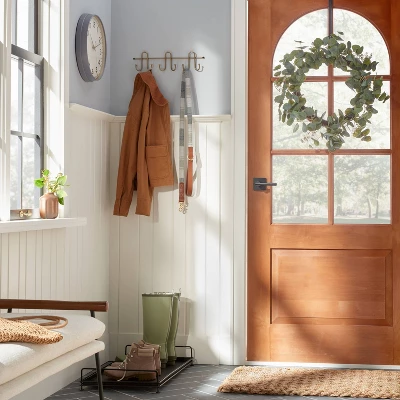 24" Faux Seeded Eucalyptus Wreath - Hearth & Hand™ With Magnolia 1 24" Faux Seeded Eucalyptus Wreath - Hearth & Hand™ With Magnolia